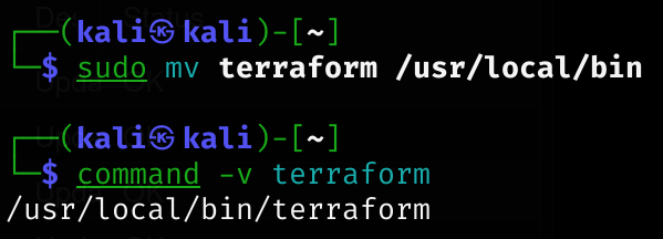 terraform move and test command